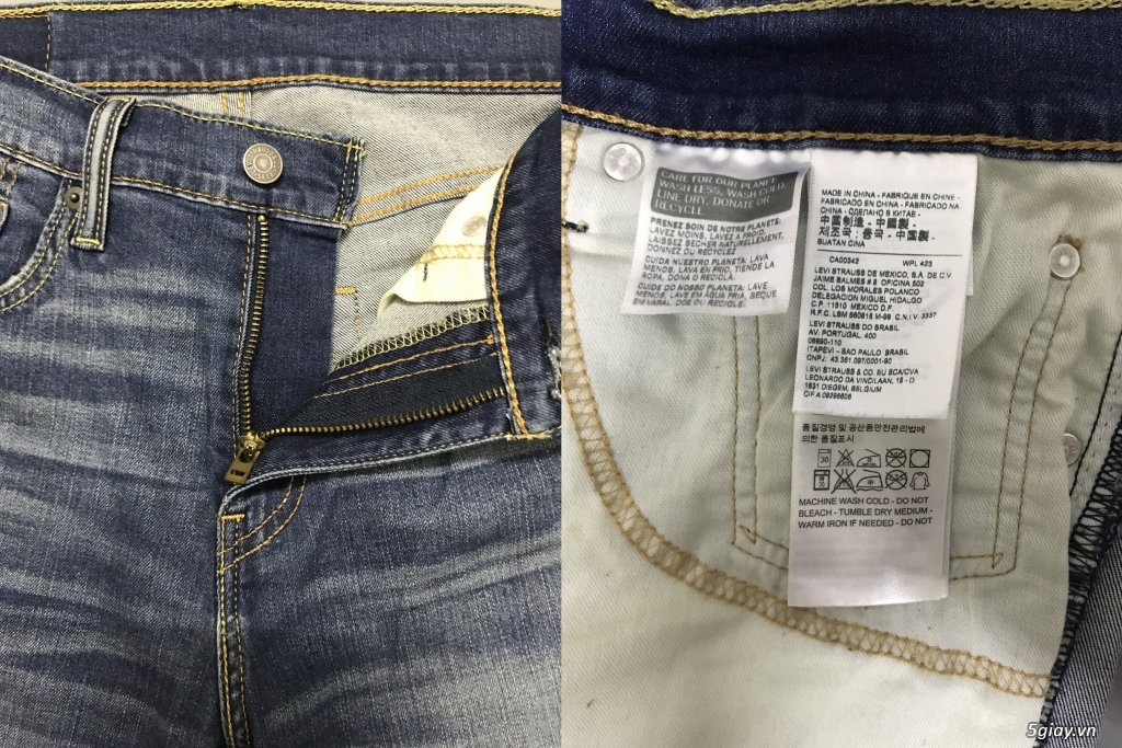 THANH LÝ -  Jean LEVI'S, Short H&M, Sơmi H&M......Like New - 1