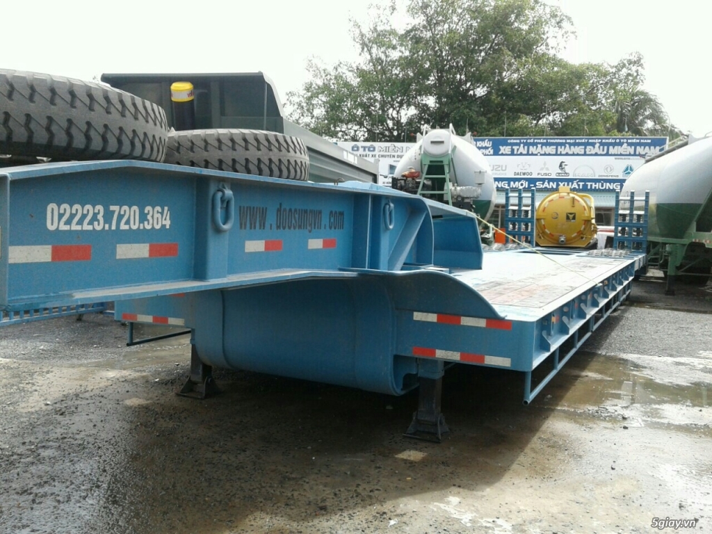 Sơ mi rơ mooc lùn, mooc lùn doosung, mooc lùn chính hãng giá cạnh tran