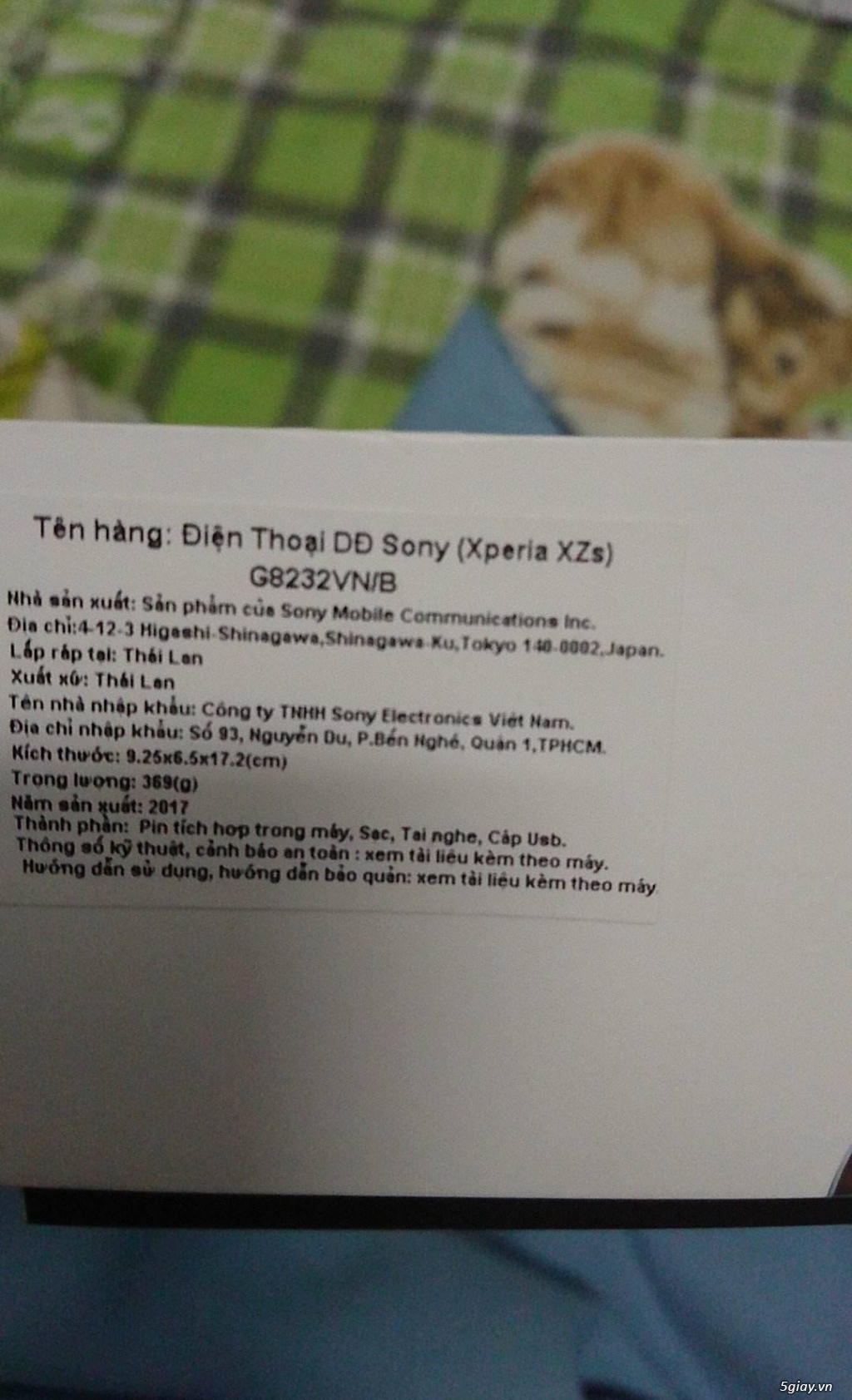 Bán Sony XZs màu đen 99.9% còn BH 10 tháng chính hãng - 6