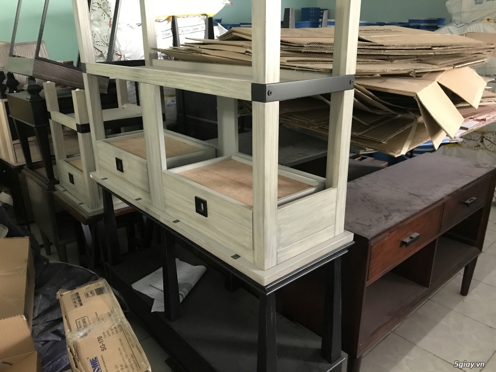 Thanh lý toàn bộ 17 bộ bàn tủ gỗ ép (bao giao hàng nội thành HCM) - 4