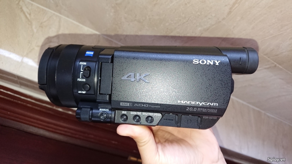 Bán Sony Handy Cam 4K, FDR-AX100E, BH 1 Năm, Sony VN - 3
