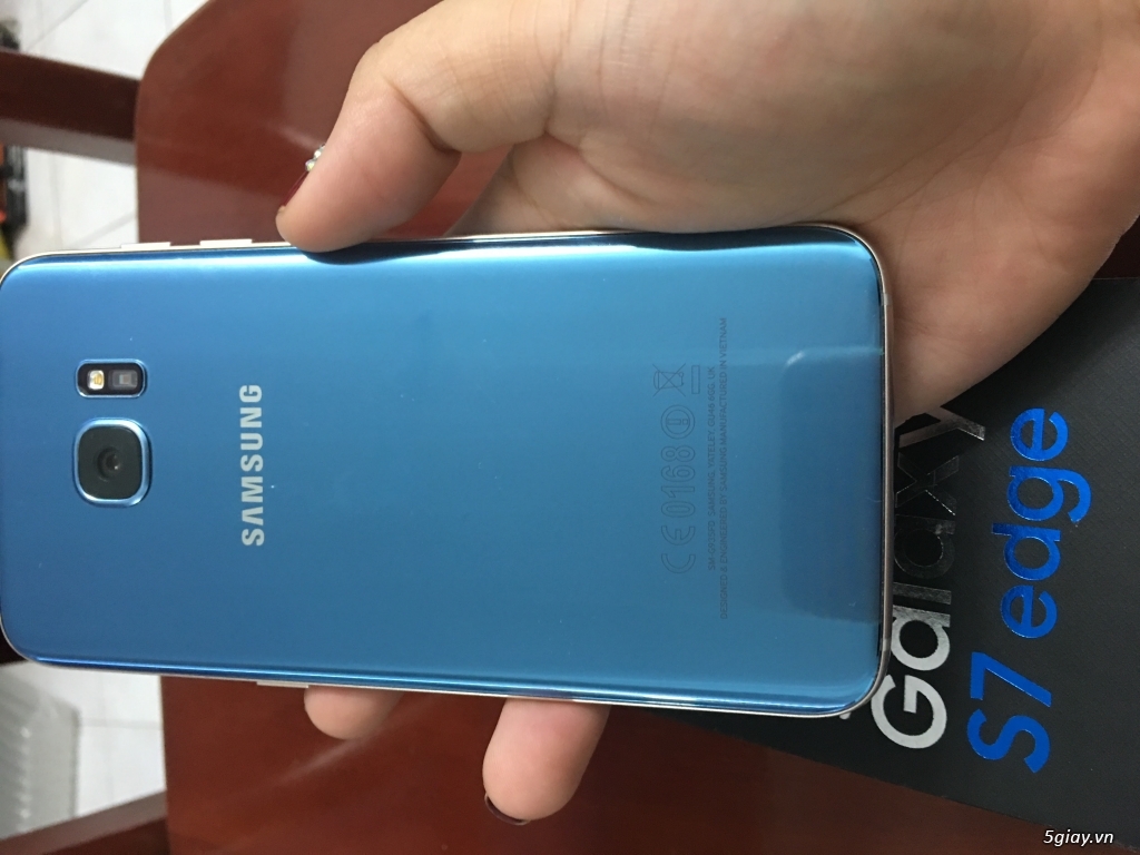 Bán máy SamSung S7 Edge 32G Blue Coral Hàng chính hãng VN Giá: 7.3tr - 3