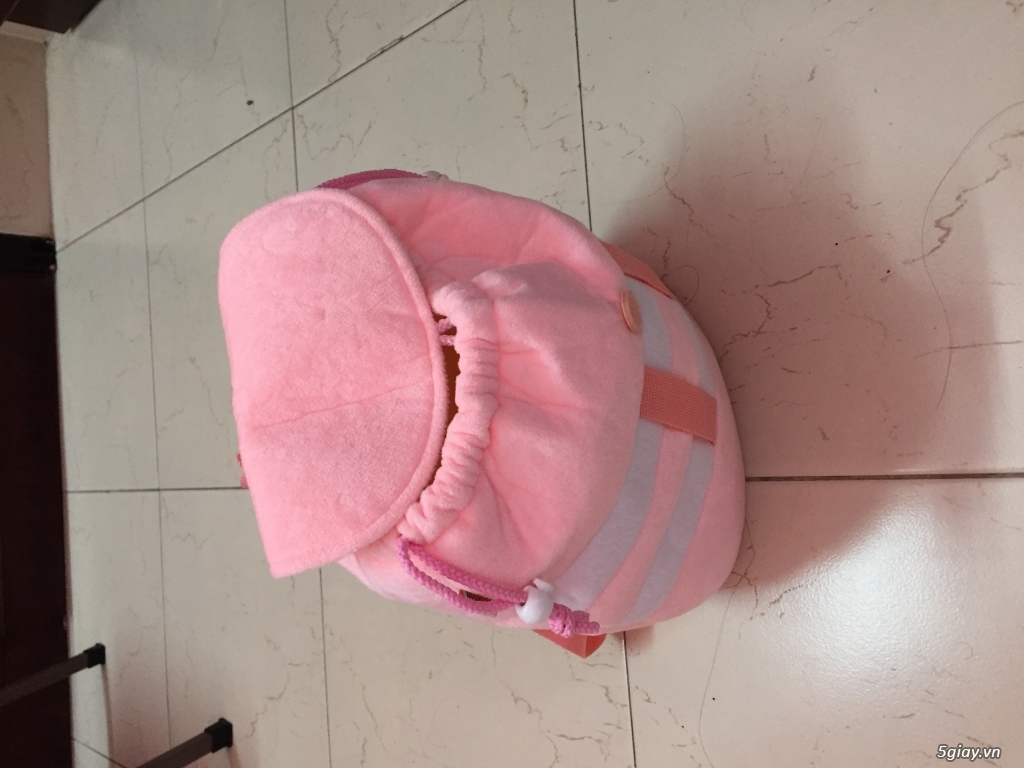 Cần bán - Balo vải nhung màu hồng cho bé gái (mới 100%)