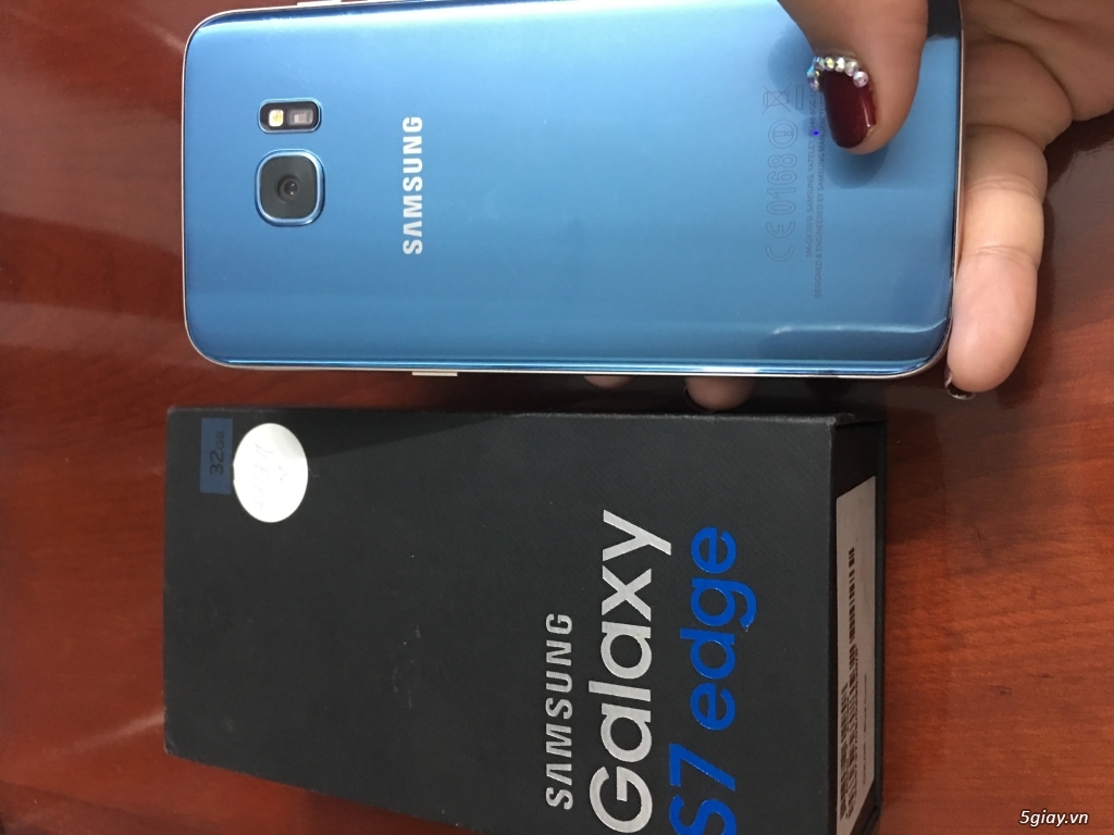 Bán máy SamSung S7 Edge 32G Blue Coral Hàng chính hãng VN Giá: 7.3tr