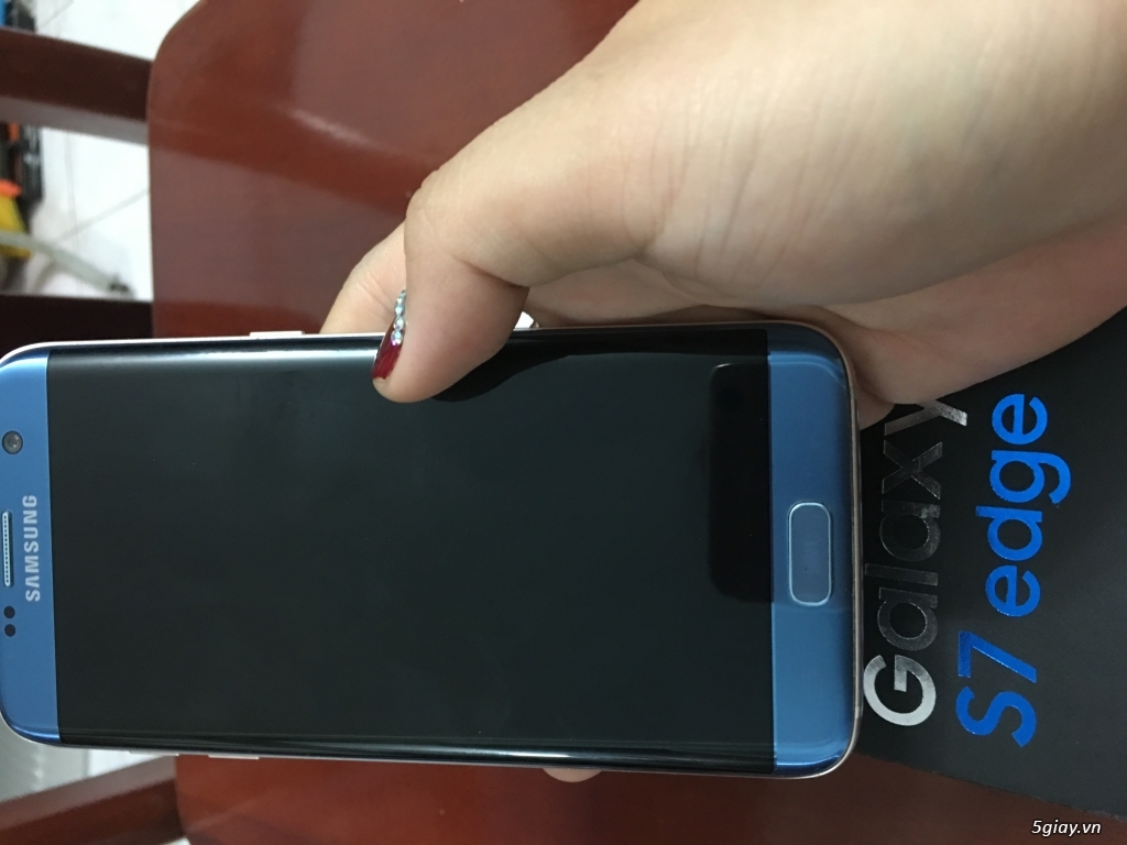 Bán máy SamSung S7 Edge 32G Blue Coral Hàng chính hãng VN Giá: 7.3tr - 1
