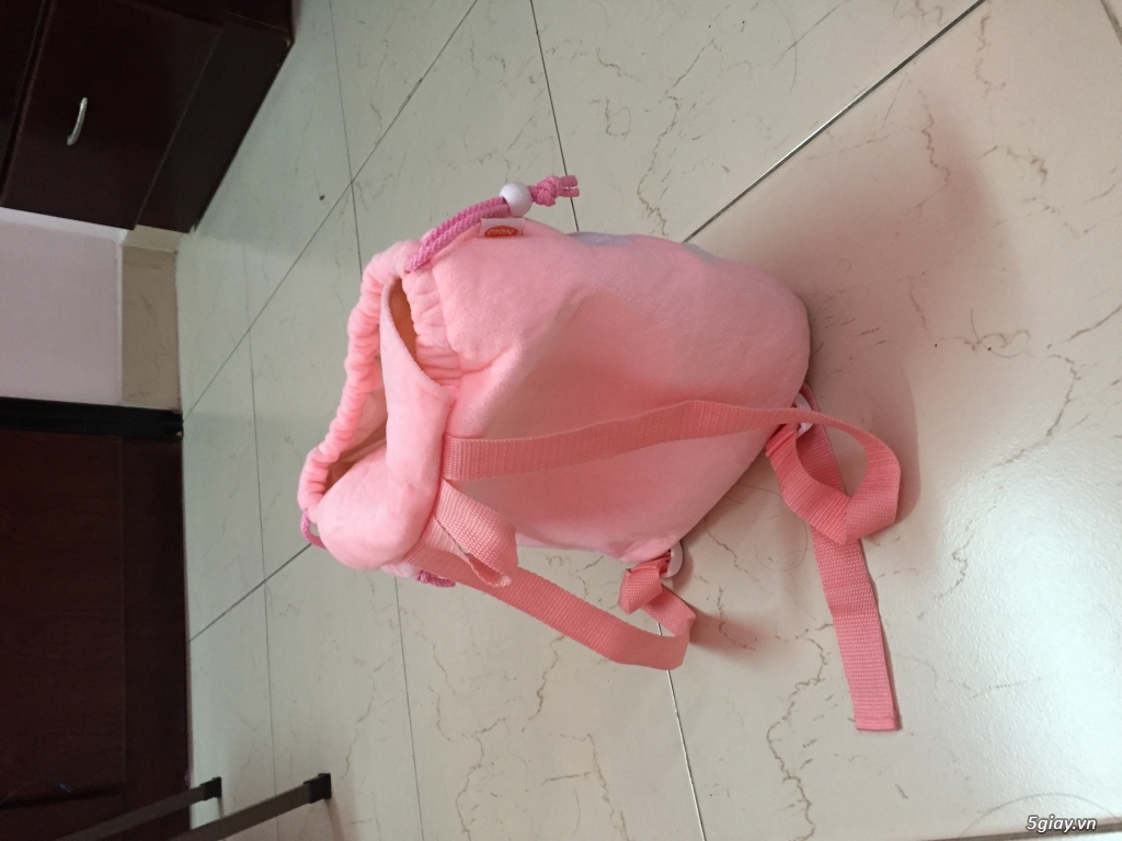 Cần bán - Balo vải nhung màu hồng cho bé gái (mới 100%) - 1