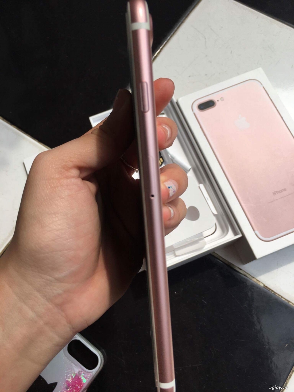 iPhone 7plus rose gold fullbox còn bh TGDĐ - 4