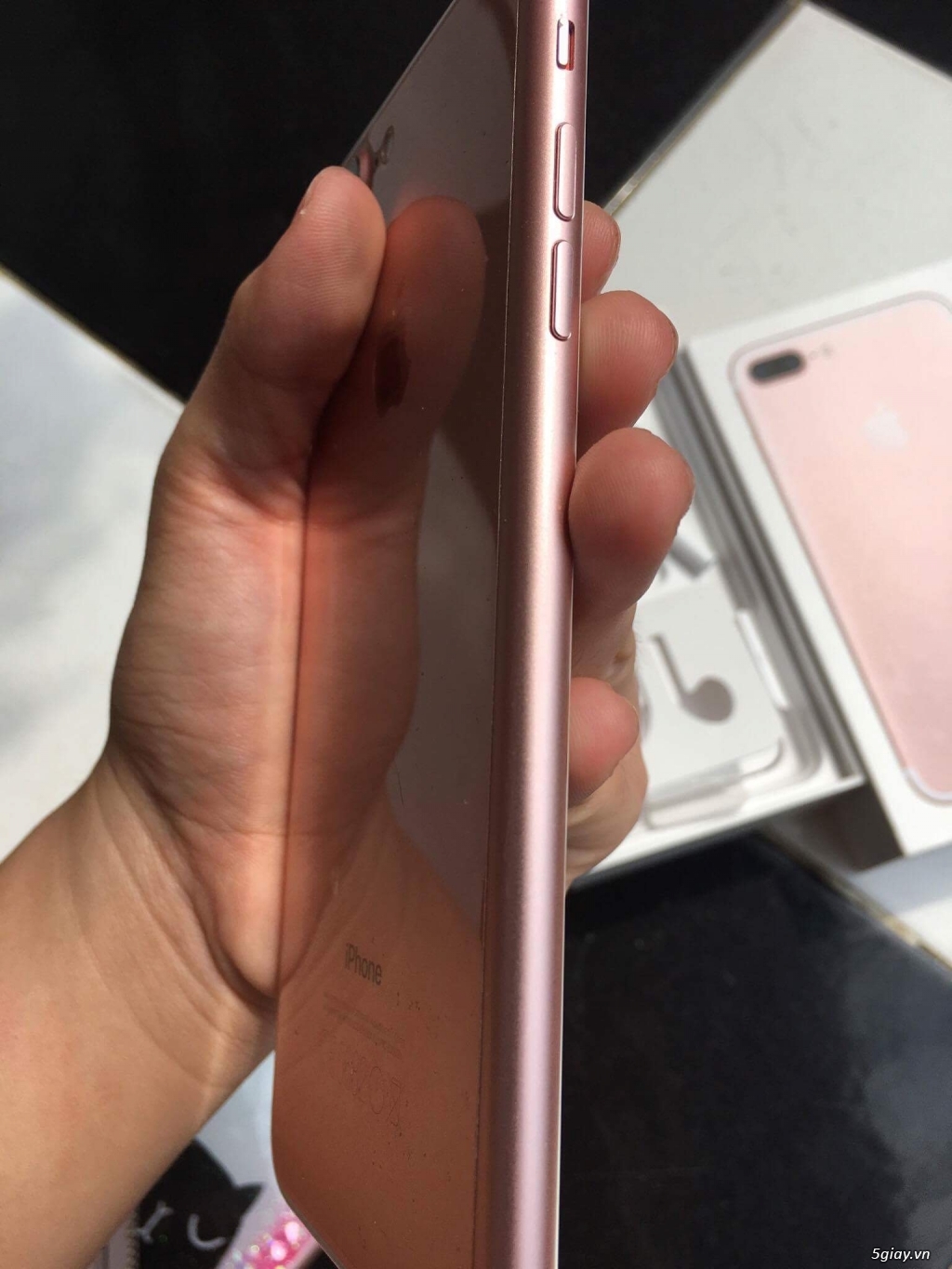 iPhone 7plus rose gold fullbox còn bh TGDĐ - 1