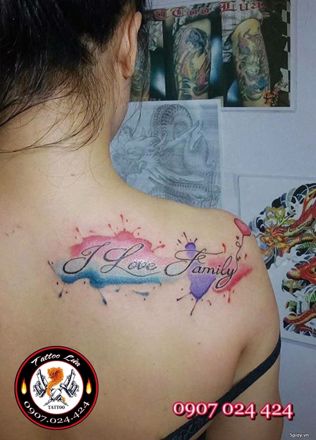 Family tattoo, text tattoo, tattoo girl, hình xăm Family, hình xăm chữ, vị  trí xăm chữ đẹp, Hà Nội. | Tattoos, Infinity tattoo, Mini