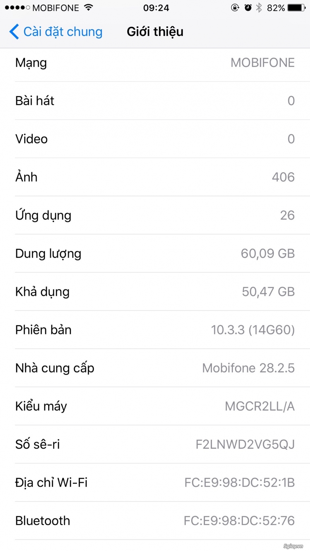 cần bán 6+ 64gb grey