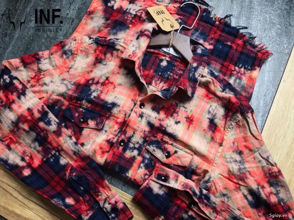 Áo sơ mi INF mẫu wax cực đoc