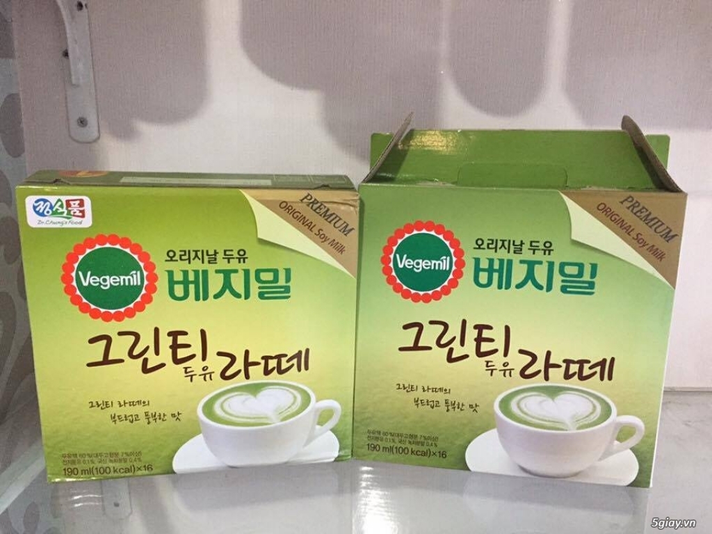 Hàn Quốc 123: Sữa gạo rang, sữa Vegemil Hàn Quốc