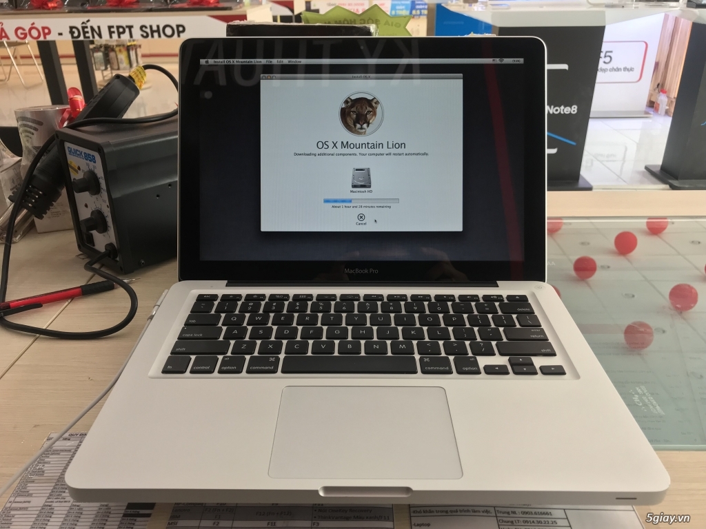 Macbook pro 13inch i5 4G máy đẹp - 1