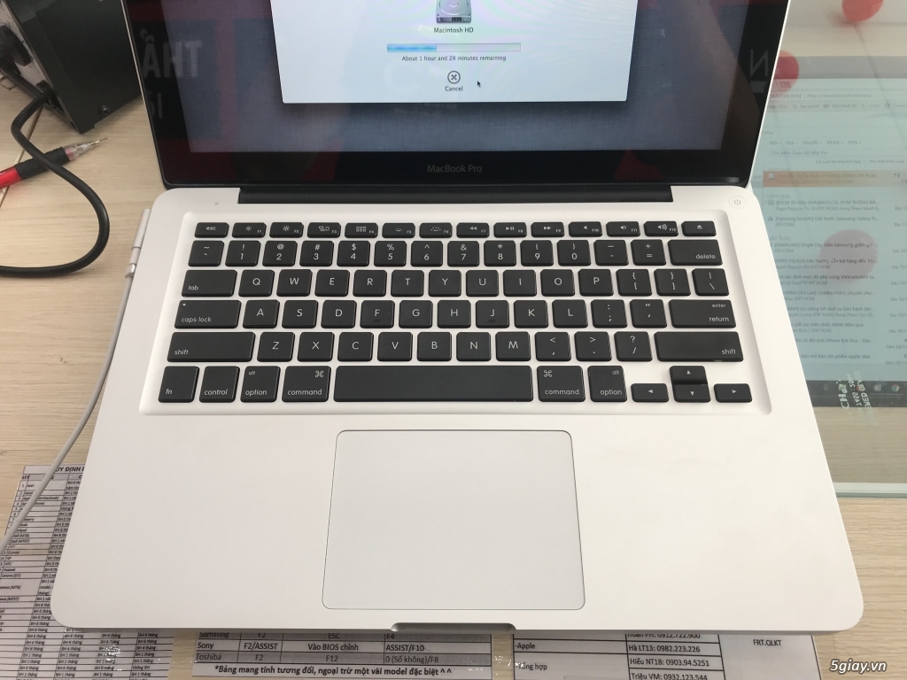 Macbook pro 13inch i5 4G máy đẹp - 2