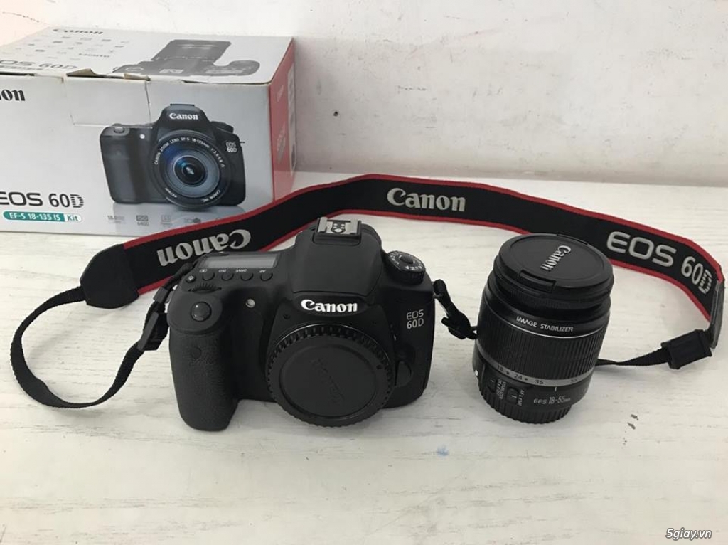 máy ảnh canon 60D , Lens kit , 99%, fullbox ! - 4