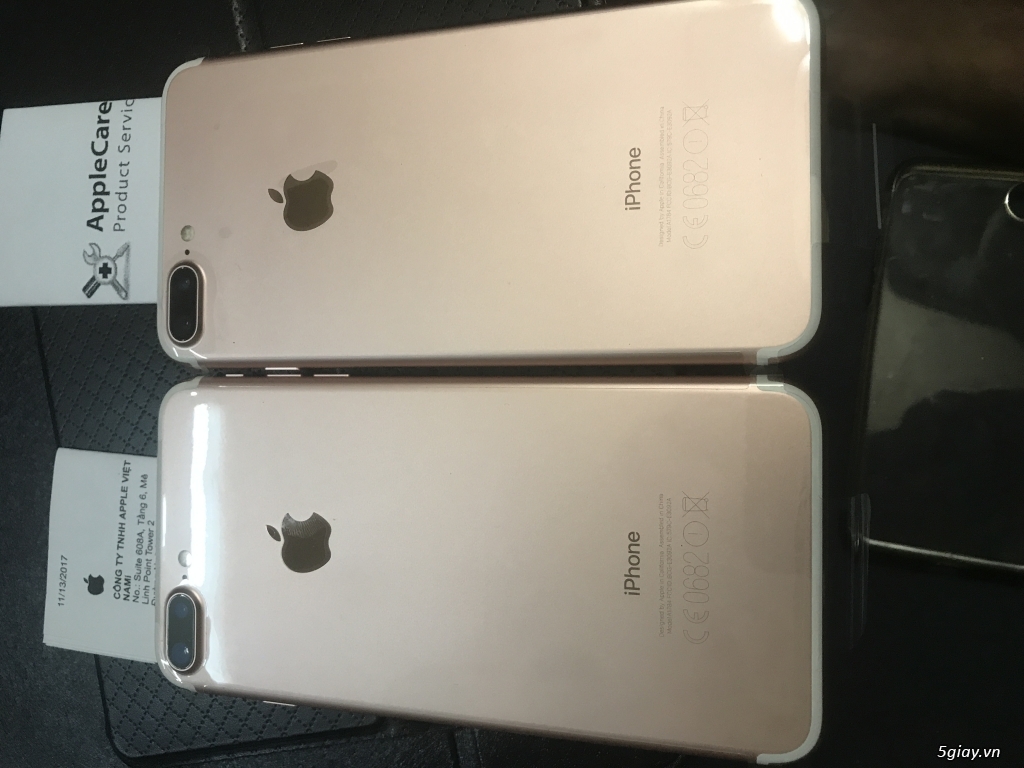 Bán 7 plus 32G hồng trả bảo hành
