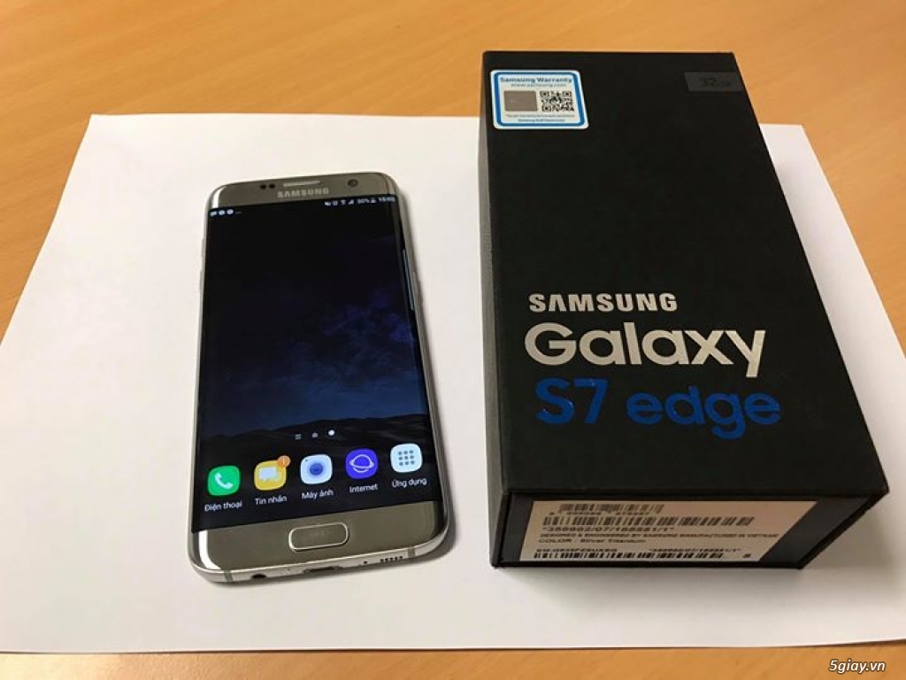 Samsung s7 Edge Silver quốc tế 2 sim. - 4