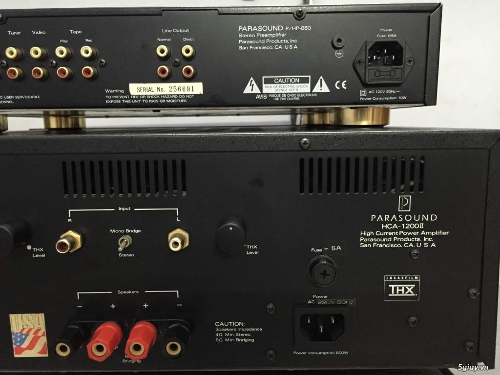 PRE POW ParaSound PHP-850 / HCA-1200 II - 4