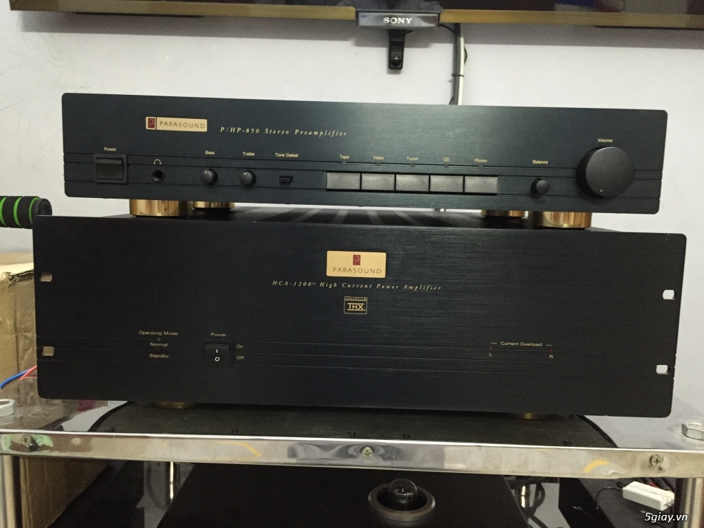 PRE POW ParaSound PHP-850 / HCA-1200 II