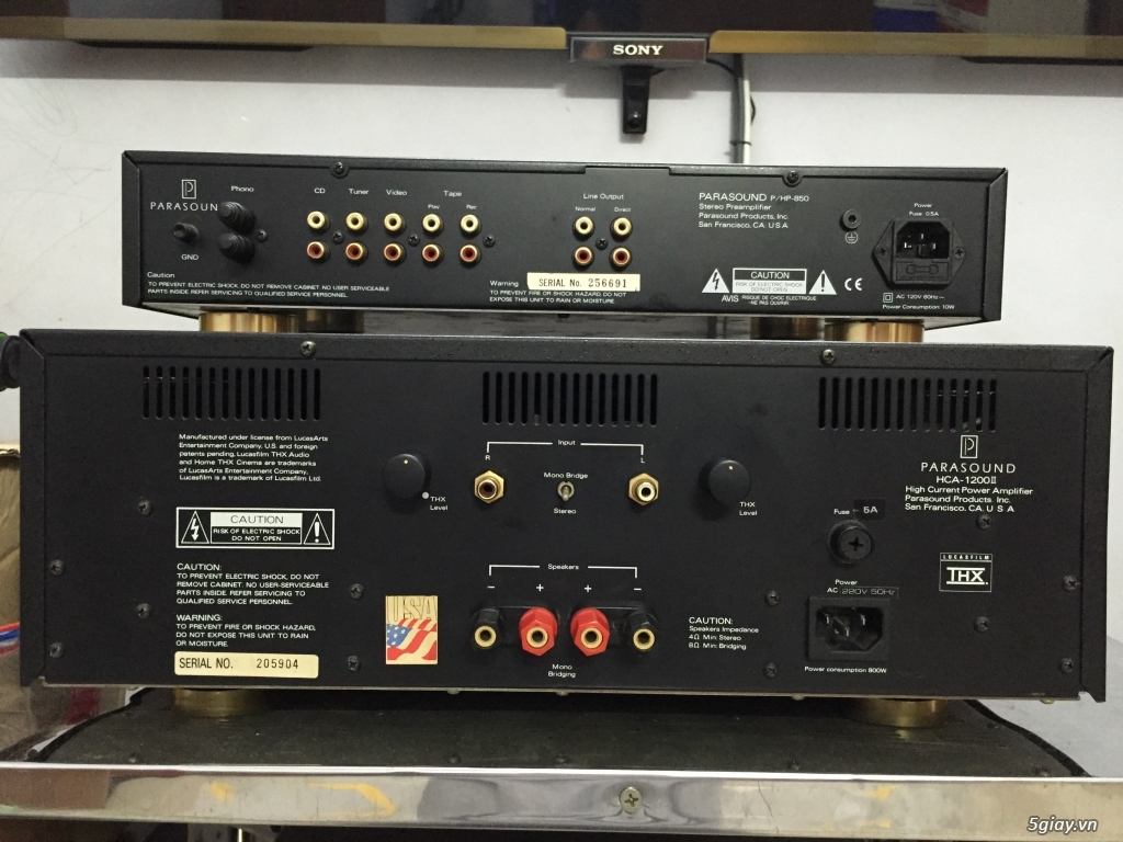 PRE POW ParaSound PHP-850 / HCA-1200 II - 2