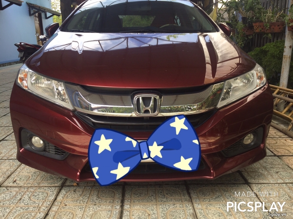 Bán xe Honda City CVT 2015 số tự động màu đỏ - 1