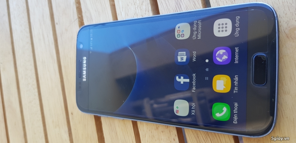 Samsung S7 (Đen) G930FD 2 Sim - 97% - 3