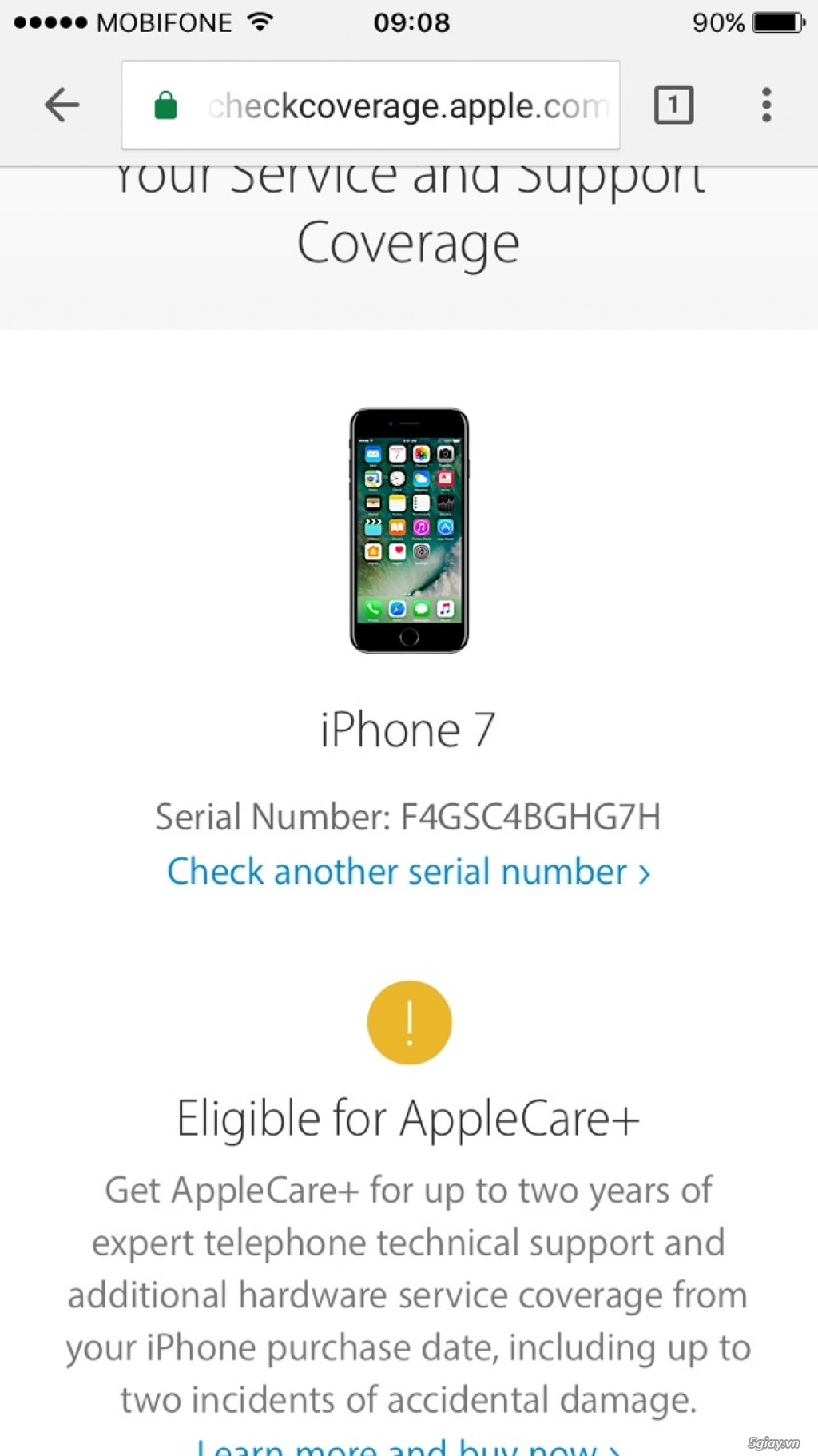 Iphone 7 32Gb Gold ngoại hình 98% - fullbox - 10tr5 - còn bh Apple - 1