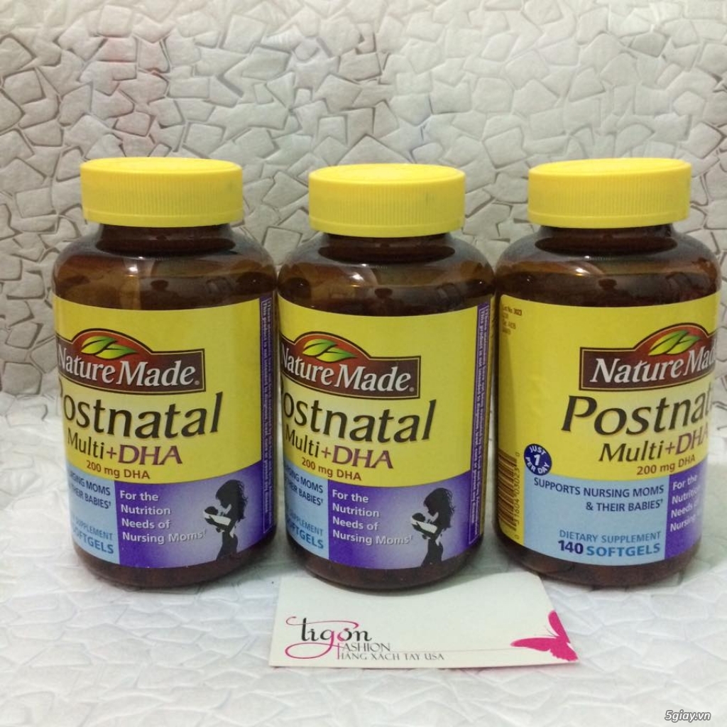 Nature Made Postnatal Multi + DHA - giúp mẹ phục hồi sau sinh - 10