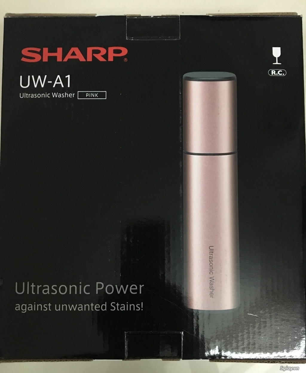 Máy giặt mini siêu âm Sharp UW-A1V-P (100%) - siêu rẻ 1/3 thị trường