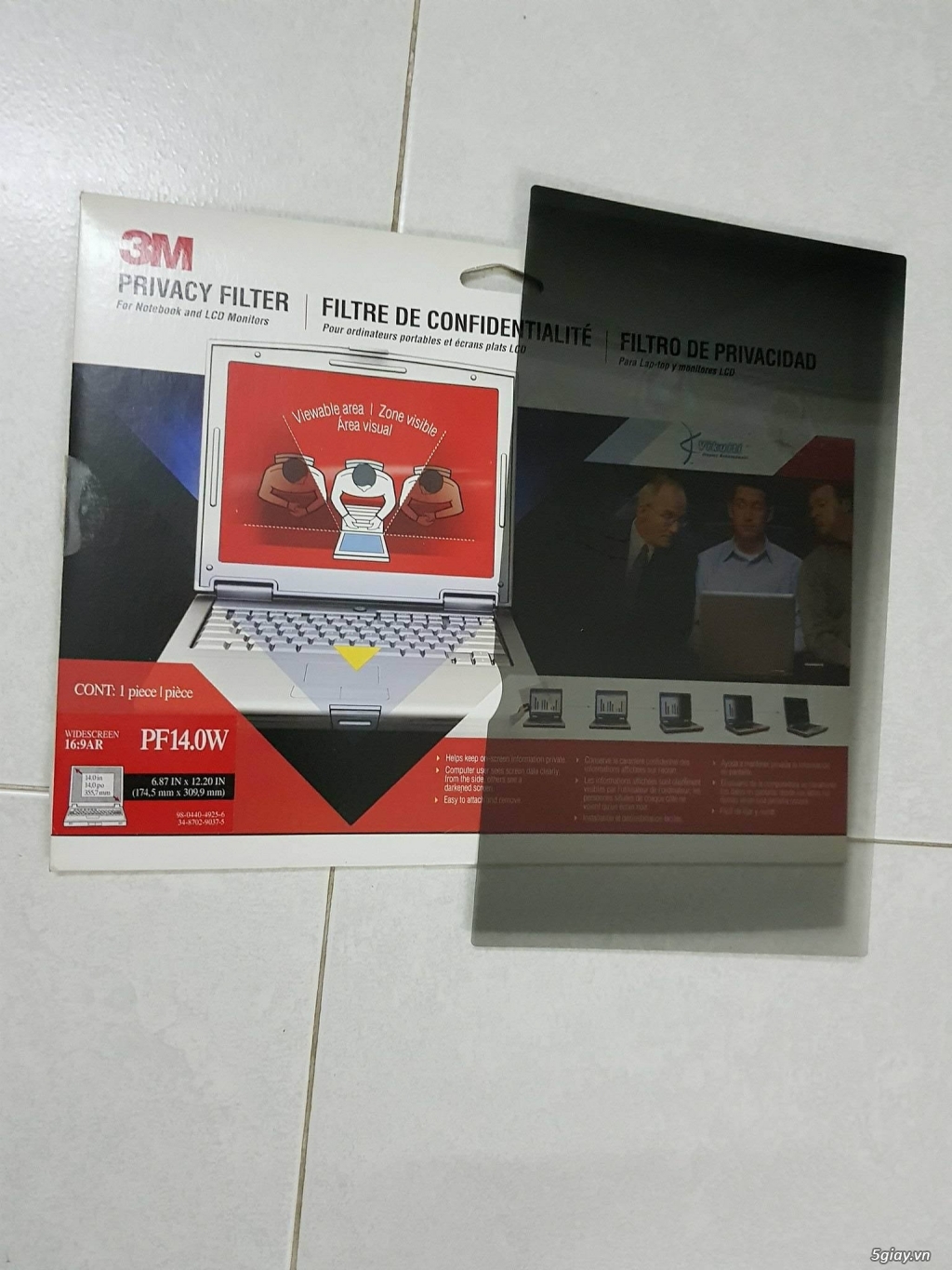Kính lọc chống nhìn trộm Laptop 3M - 2