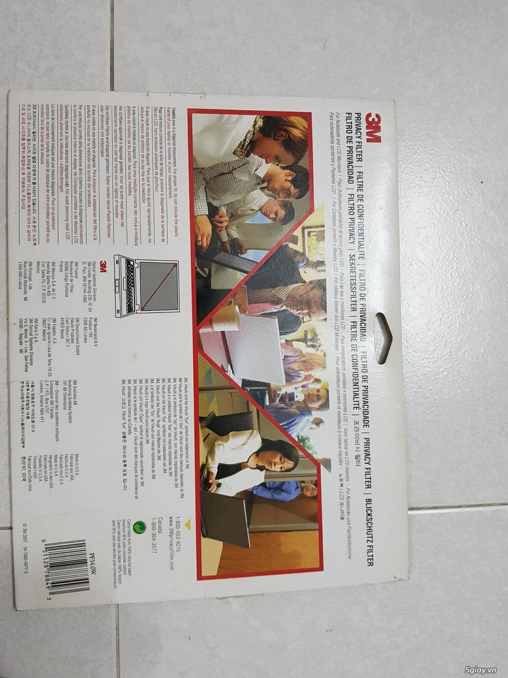 Kính lọc chống nhìn trộm Laptop 3M - 3