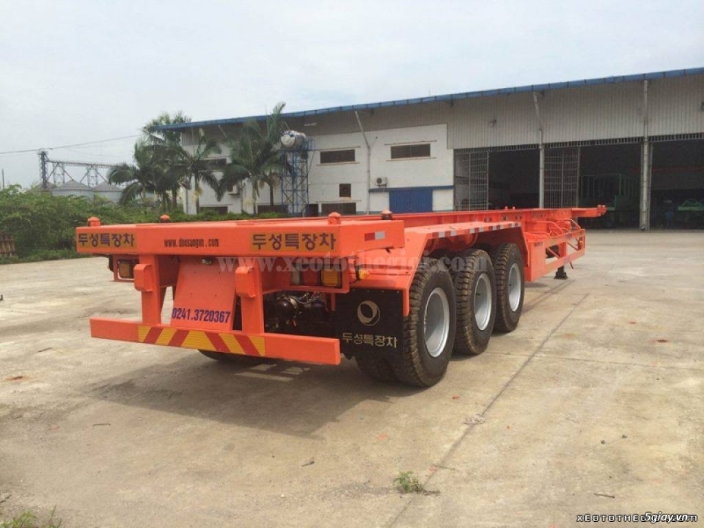 Sơ mi rơ mooc xương 3 trục_ rơ mooc xương 40 feet chỉ cần đưa trước 20