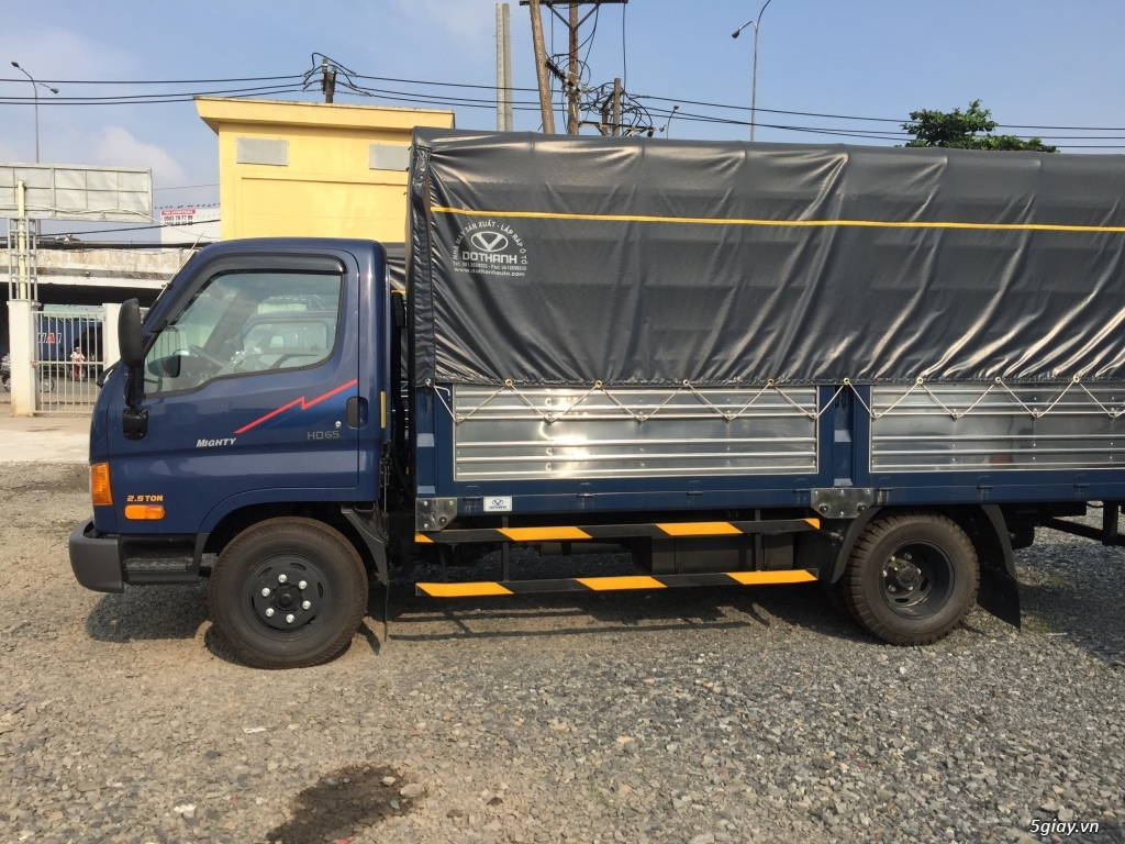 xe tải hyundai hd65 - tải 2t4 - hàng nhập khẩu 3 cục - 1