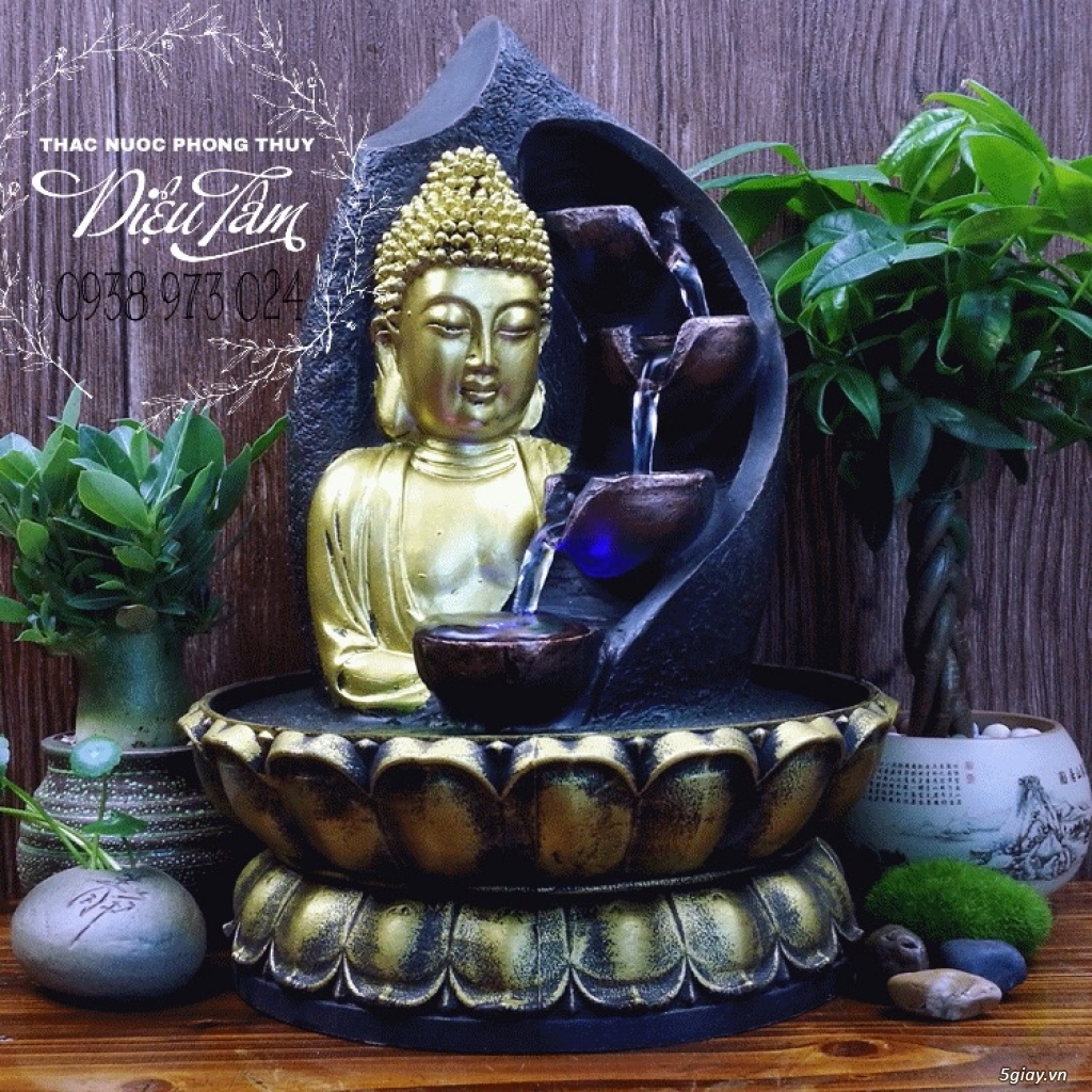 Thác nước Đức Phật : RƯỚC lộc vào nhà|Xua tàn khí| Quà Tặng - Thư Giản - 9