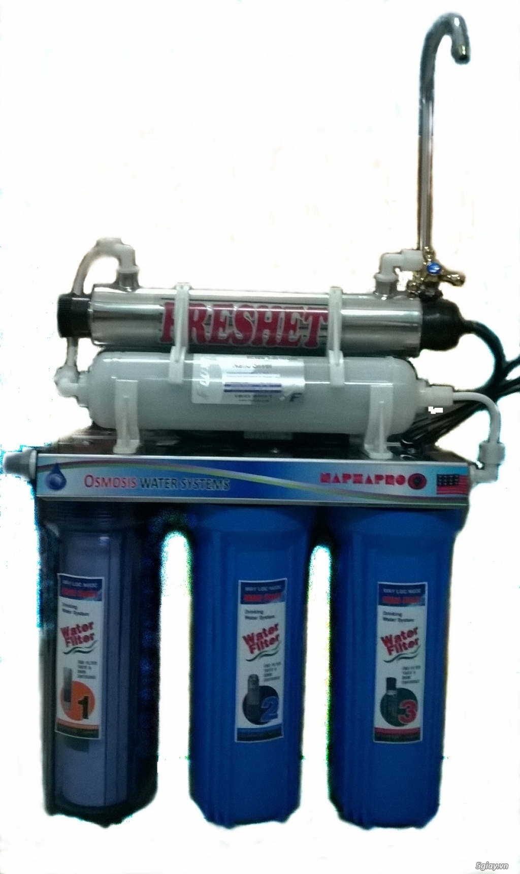 Máy lọc nước uống tinh khiết RO-UV gia đình -diệt khuẩn 100%-giá rẻ - 3