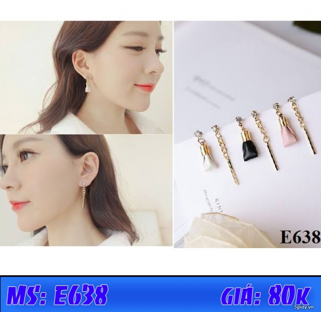 Khuyên tai nữ - Phụ kiện thời trang nữ - 5