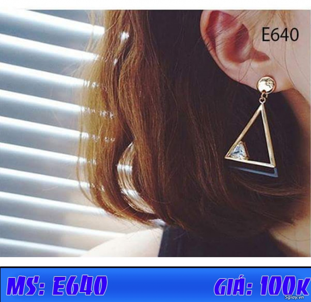 Khuyên tai nữ - Phụ kiện thời trang nữ - 10