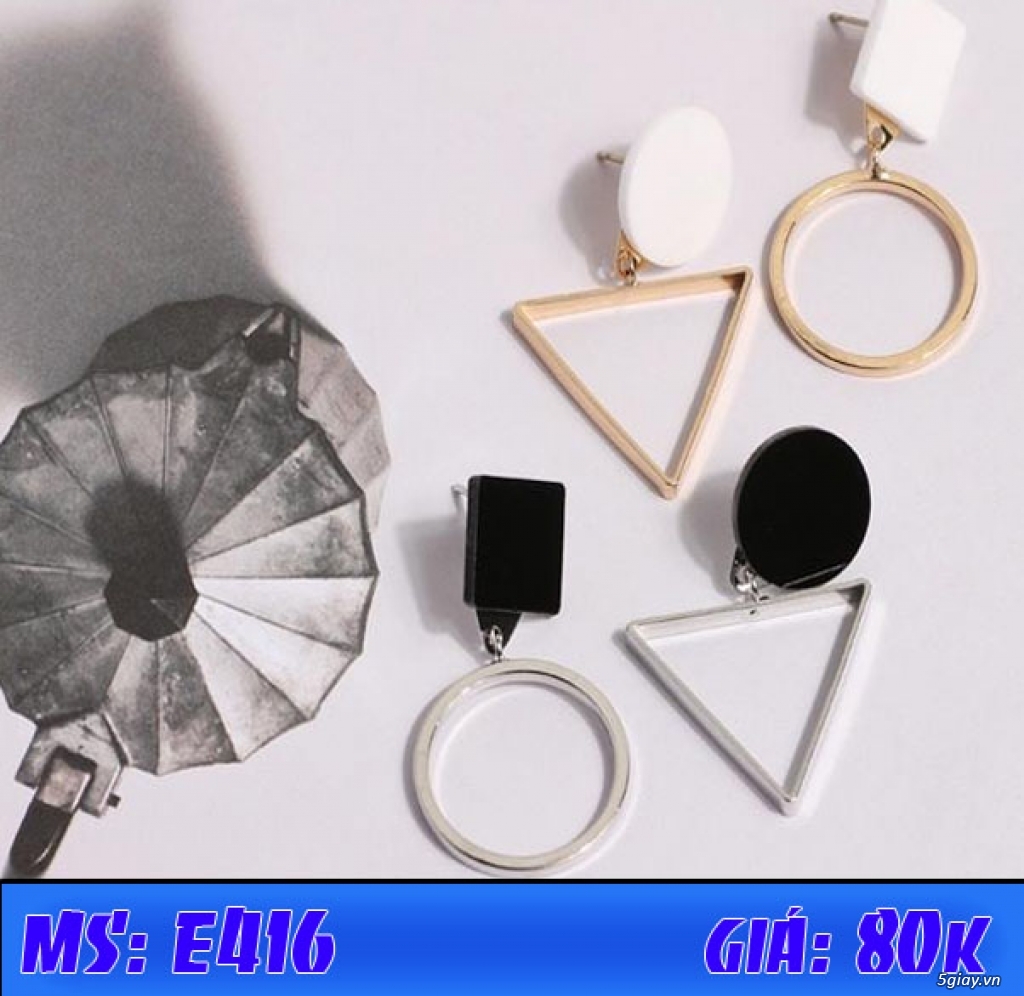 Khuyên tai nữ - Phụ kiện thời trang nữ - 6