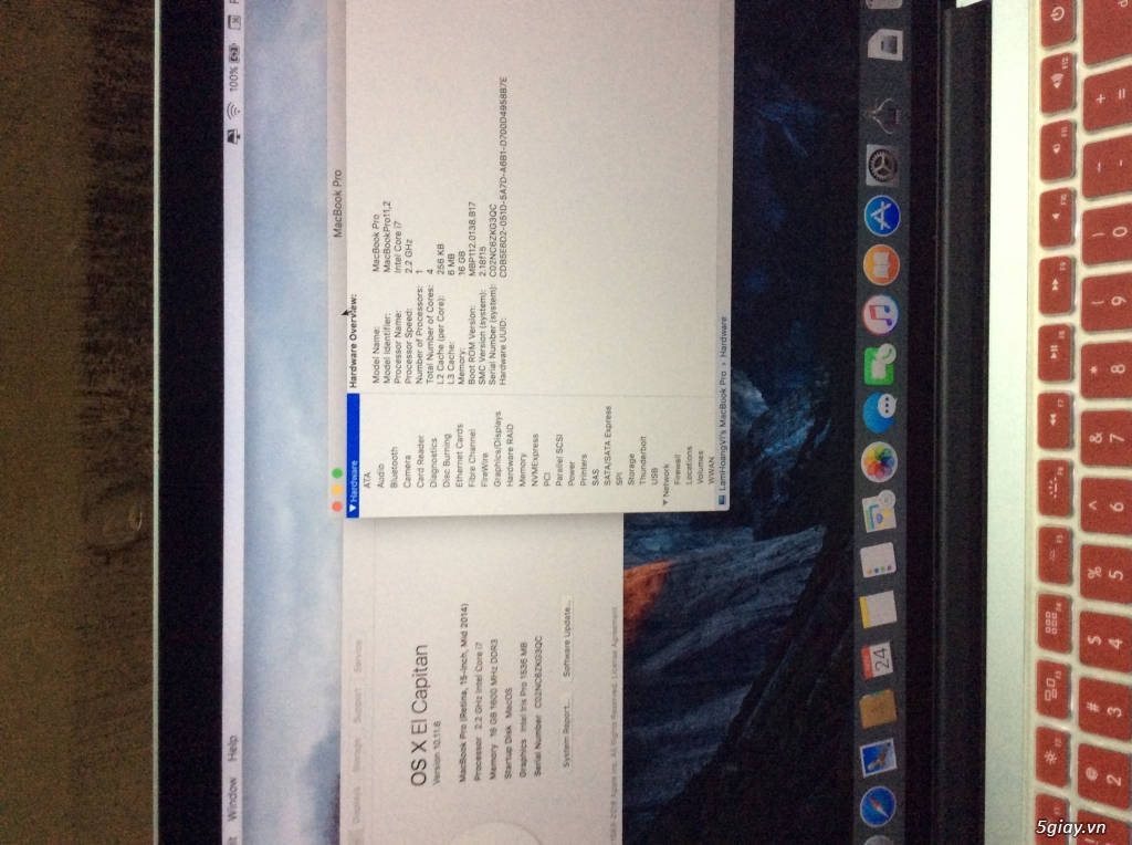 Macbook Pro Retina Mid2014 15 icnh 99,99999% like new