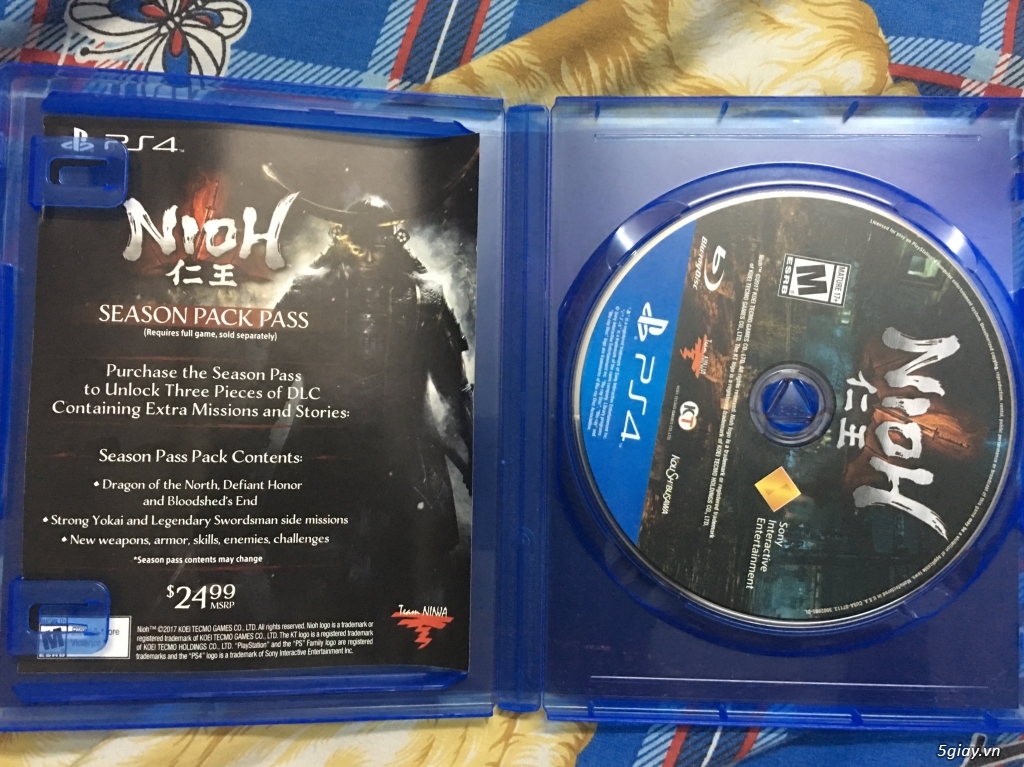 Đĩa game Nioh US PS4 - 1