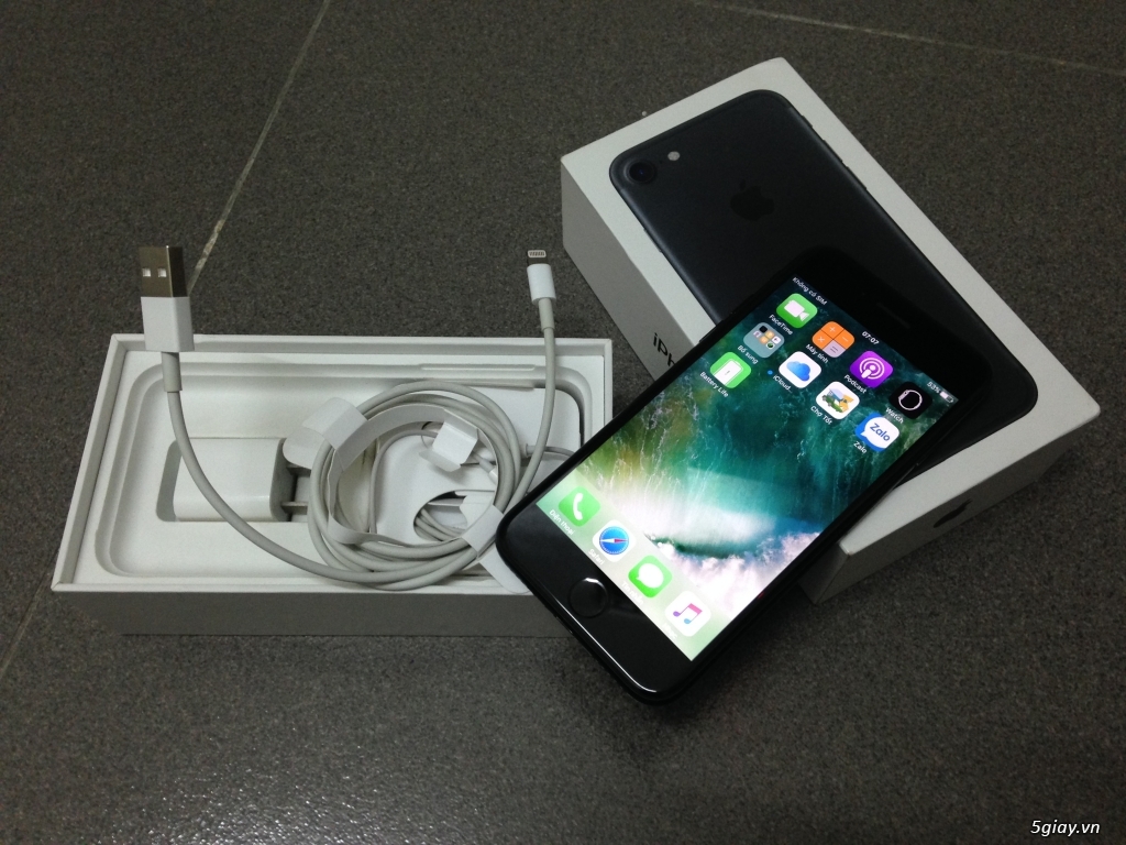 Iphone 7 32g quốc tế màu đen full box 98% - 4