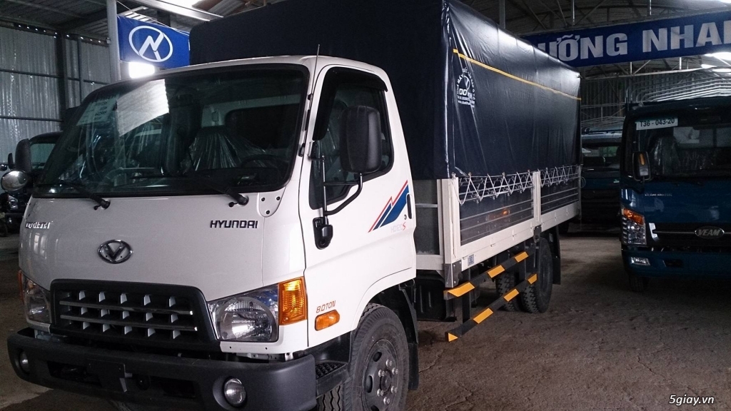 bán xe hyundai hd120s 8 tấn thùng bạt có sẵn giao ngay - 1