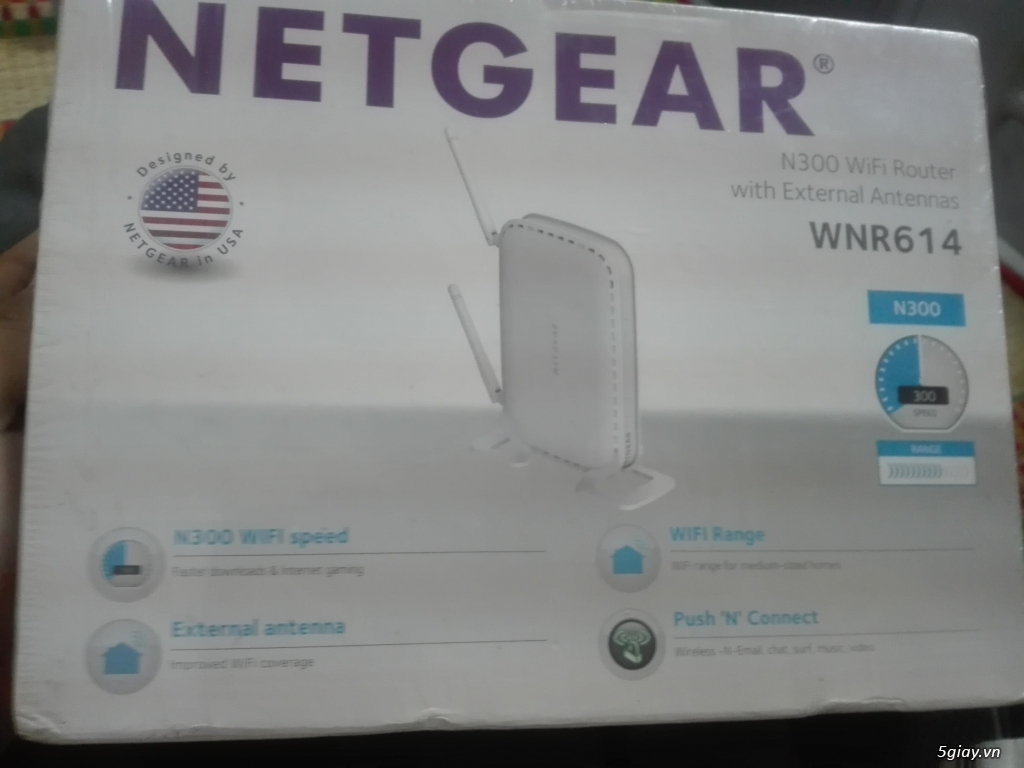 Router Wifi NetGear WNR614 N300