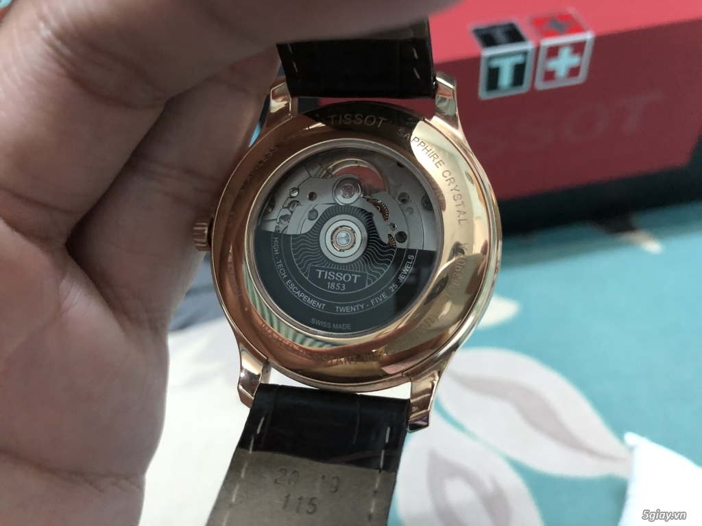 Cần Bán Tissot Open Heart vàng hồng chính hãng 99.99% - 3