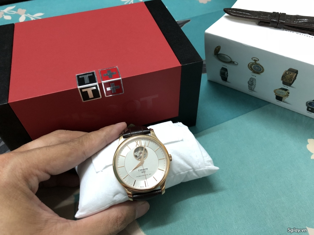 Cần Bán Tissot Open Heart vàng hồng chính hãng 99.99% - 2