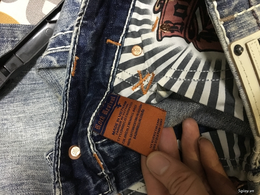 Quần jean nam Rock Rival chính hãng xuất Eu