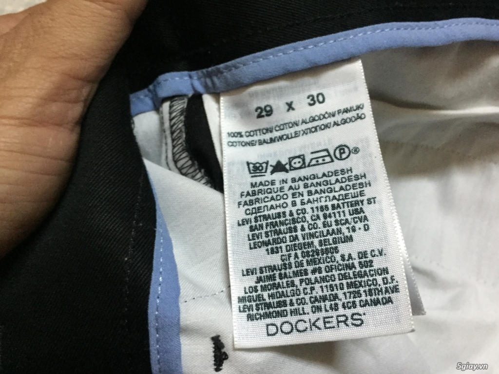 Quần kaki Dockers slim fit ( size 29) - 14