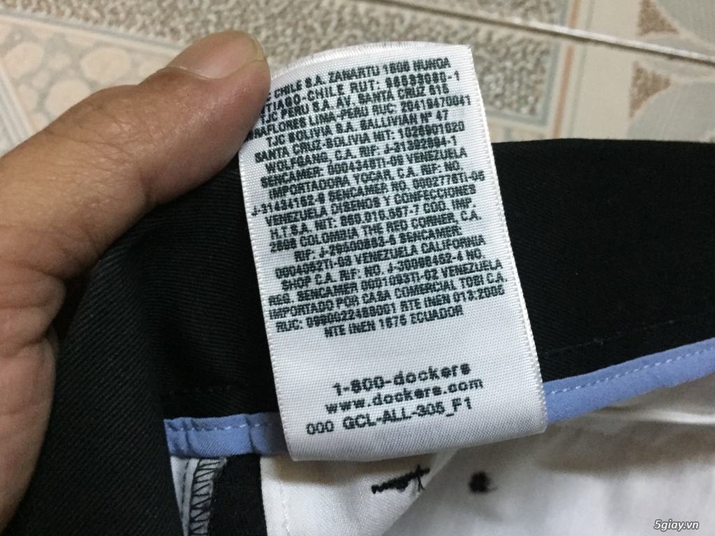 Quần kaki Dockers slim fit ( size 29) - 15