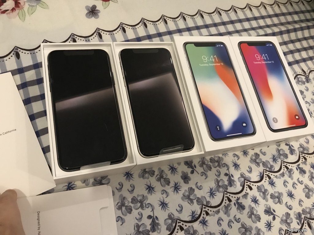 Iphone X hàng Mỹ 64gb và Iphone 7 plus jet black 128gb