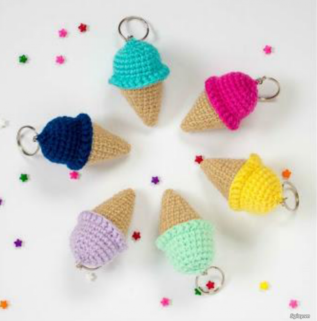 Thỏ Handmade - Móc khóa handmade bằng len sỉ và lẻTân Bình TPHCM - 2